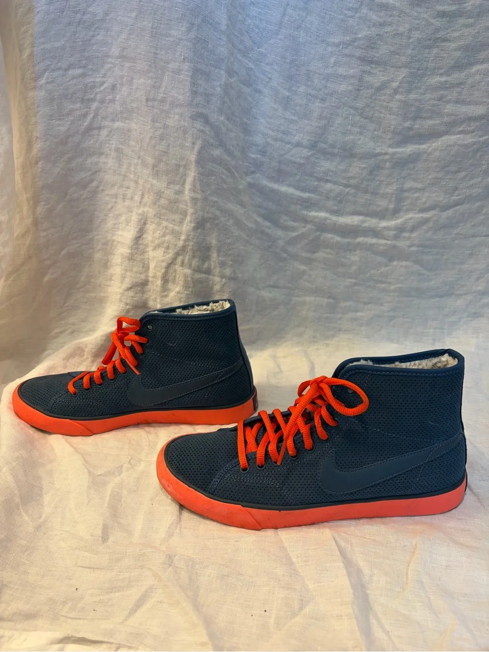 Nike Promo Court Mid-Top Suede Sneakers